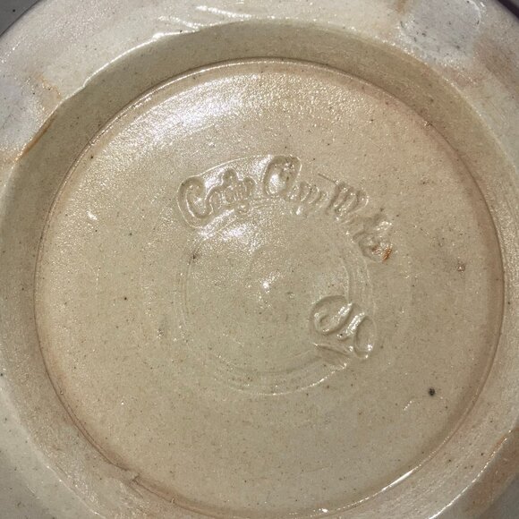 Cady Clay Works  Studio Pottery Speckled Glaze Bowl 8.25” USA Turquoise 2010-19 - Picture 10 of 10